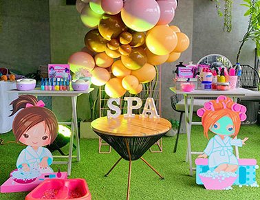 SPA FIESTA, FIESTA SPA, SPA PARTY, GRIL PARTY, SPA PARA NIÑAS. FIESTAS INFANTILES